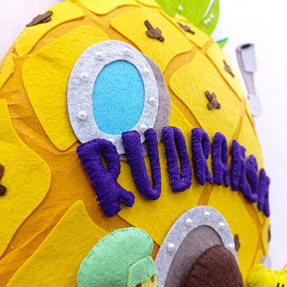 SpongeBob SquarePants | Personalised Felt Kids Room Decor | Premium Range