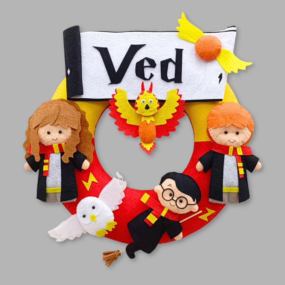 Hogwarts Vibes | Harry Potter| Personalised Felt Kids Room Decor