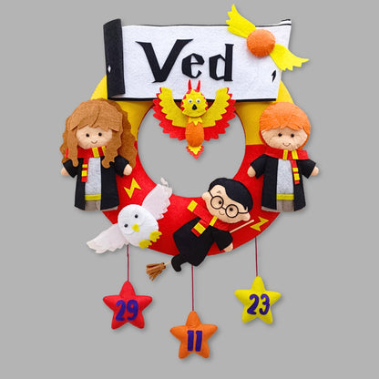 Hogwarts Vibes | Harry Potter| Personalised Felt Kids Room Decor