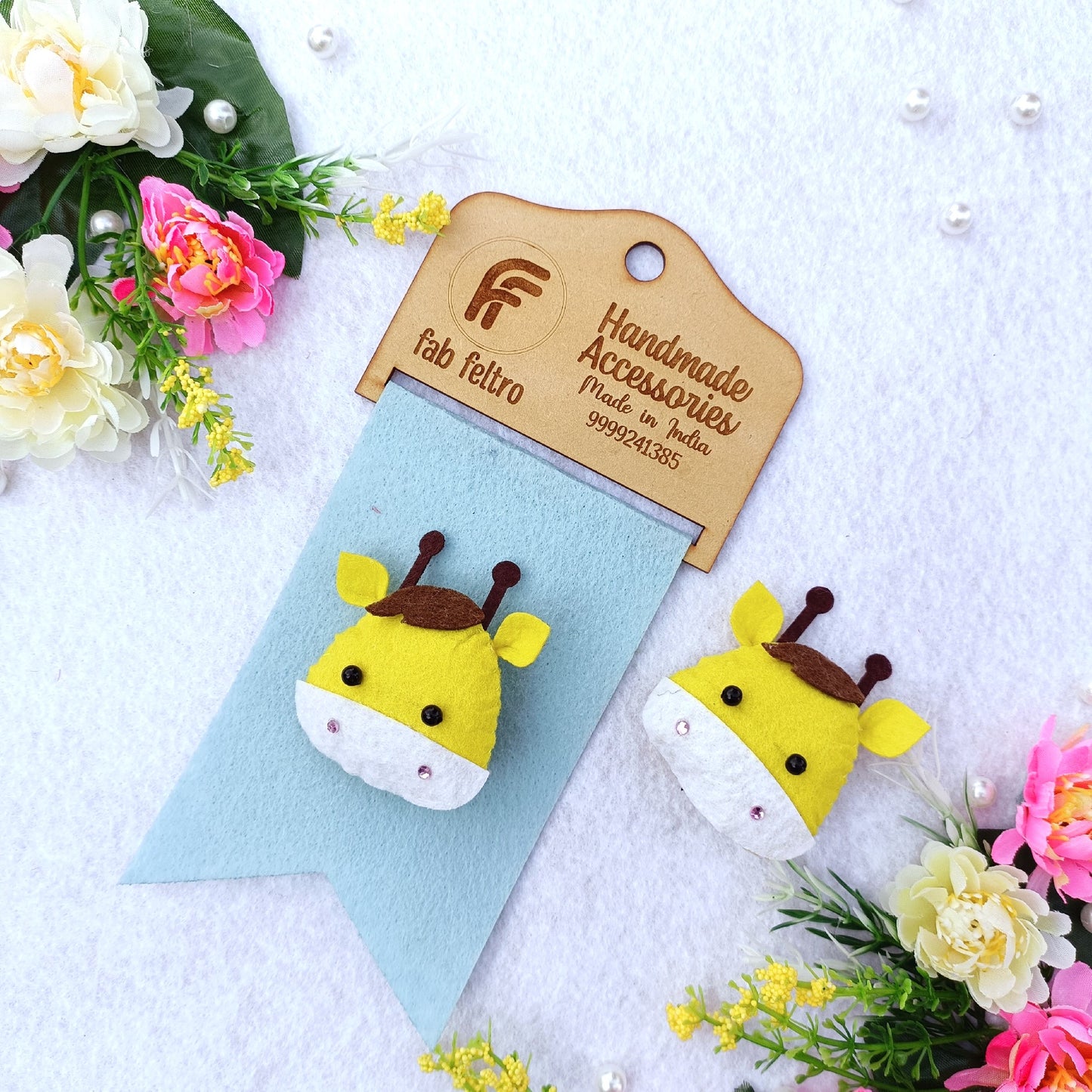 Giraffe Hair Clip | Kids Hair Accessories