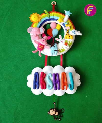 Nature and Animal Lover | Personalised Felt Kids Hanging