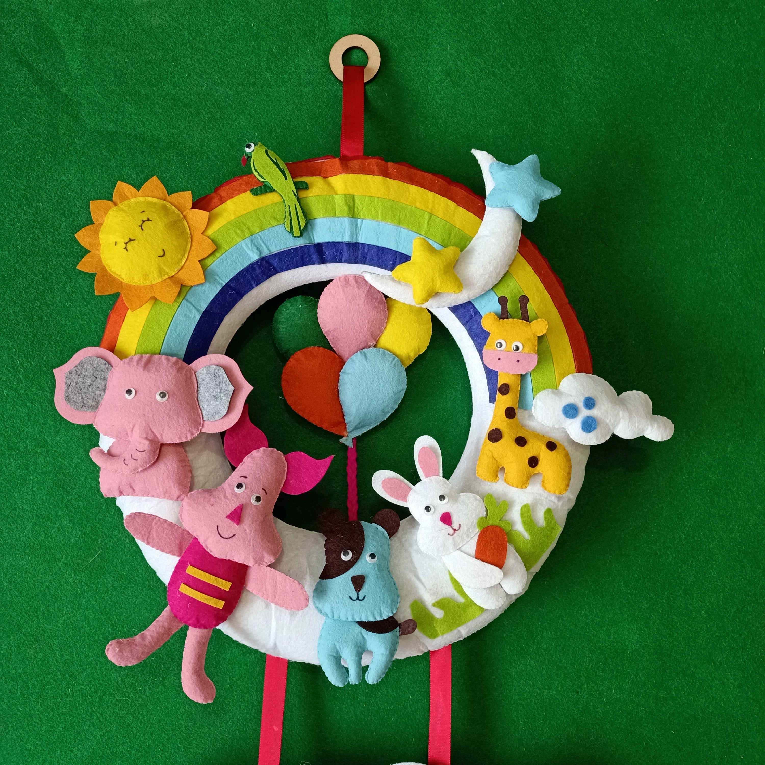 Nature and Animal Lover | Personalised Felt Kids Hanging