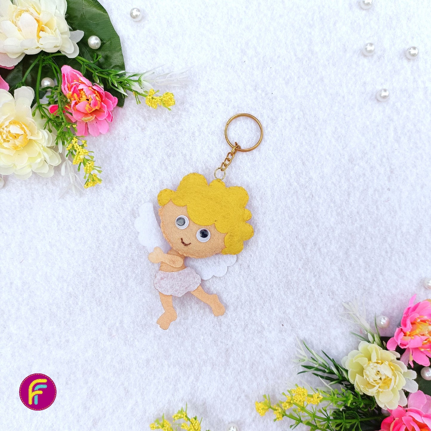 Baby Angel Keychain