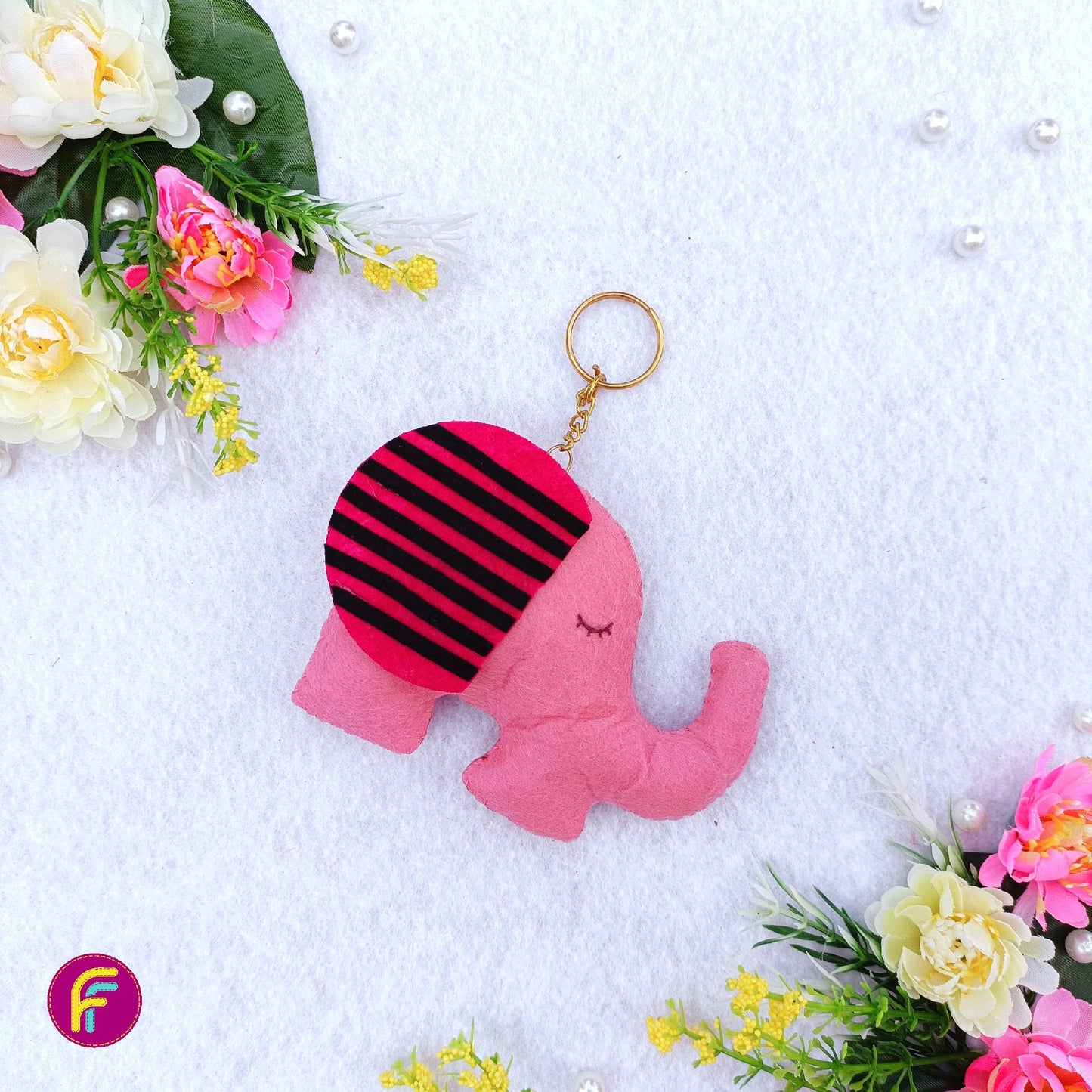 Jumbo Elephant Keychain