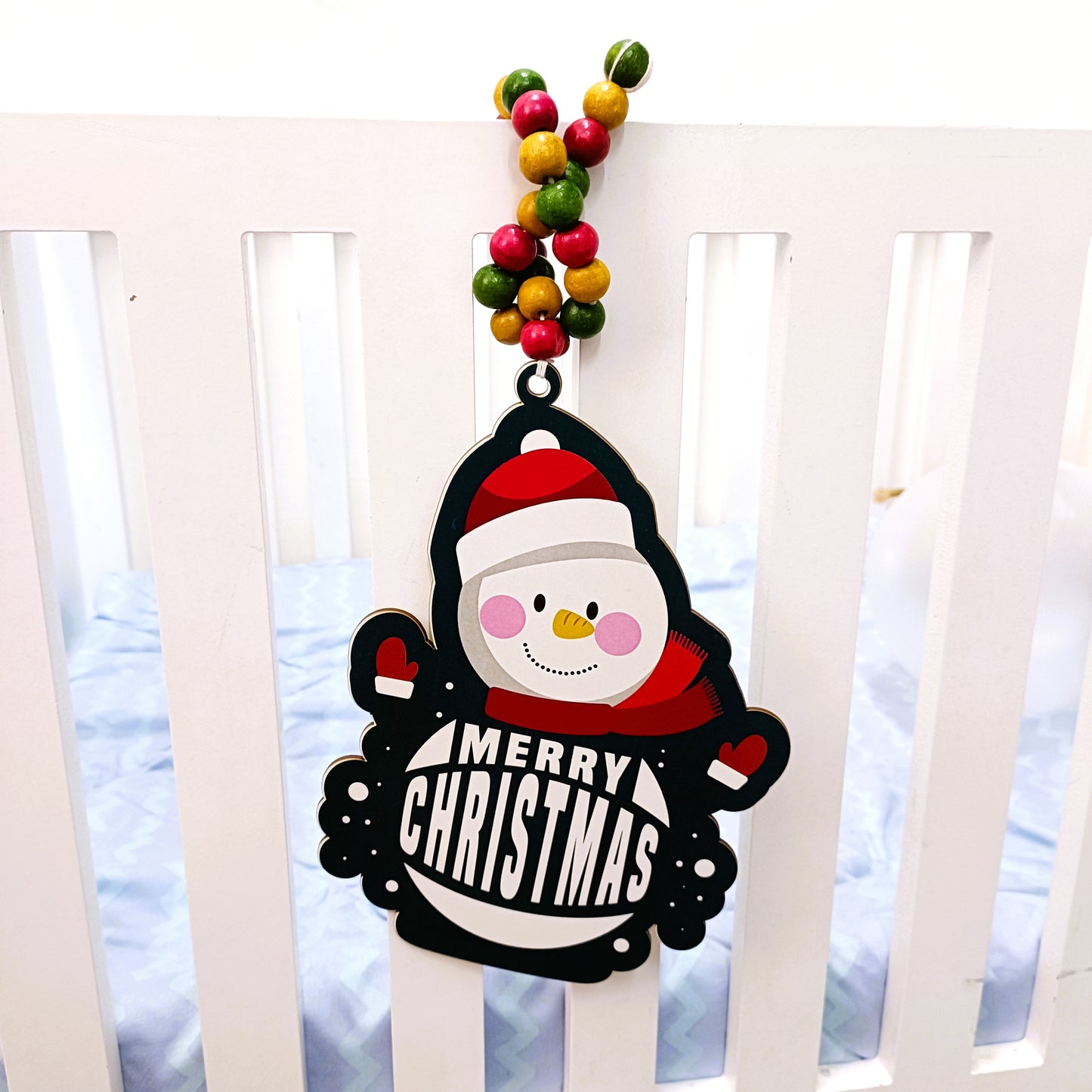 MERRY CHRISTMAS KNOT HANGING - CRIB OR DOOR