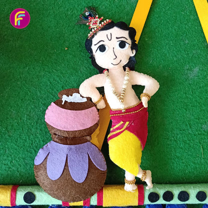 Krishna Janmashtami | Personalised Felt Kids Hanging