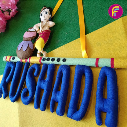 Krishna Janmashtami | Personalised Felt Kids Hanging