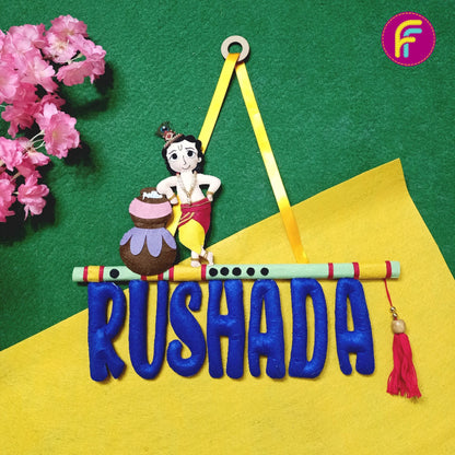 Krishna Janmashtami | Personalised Felt Kids Hanging