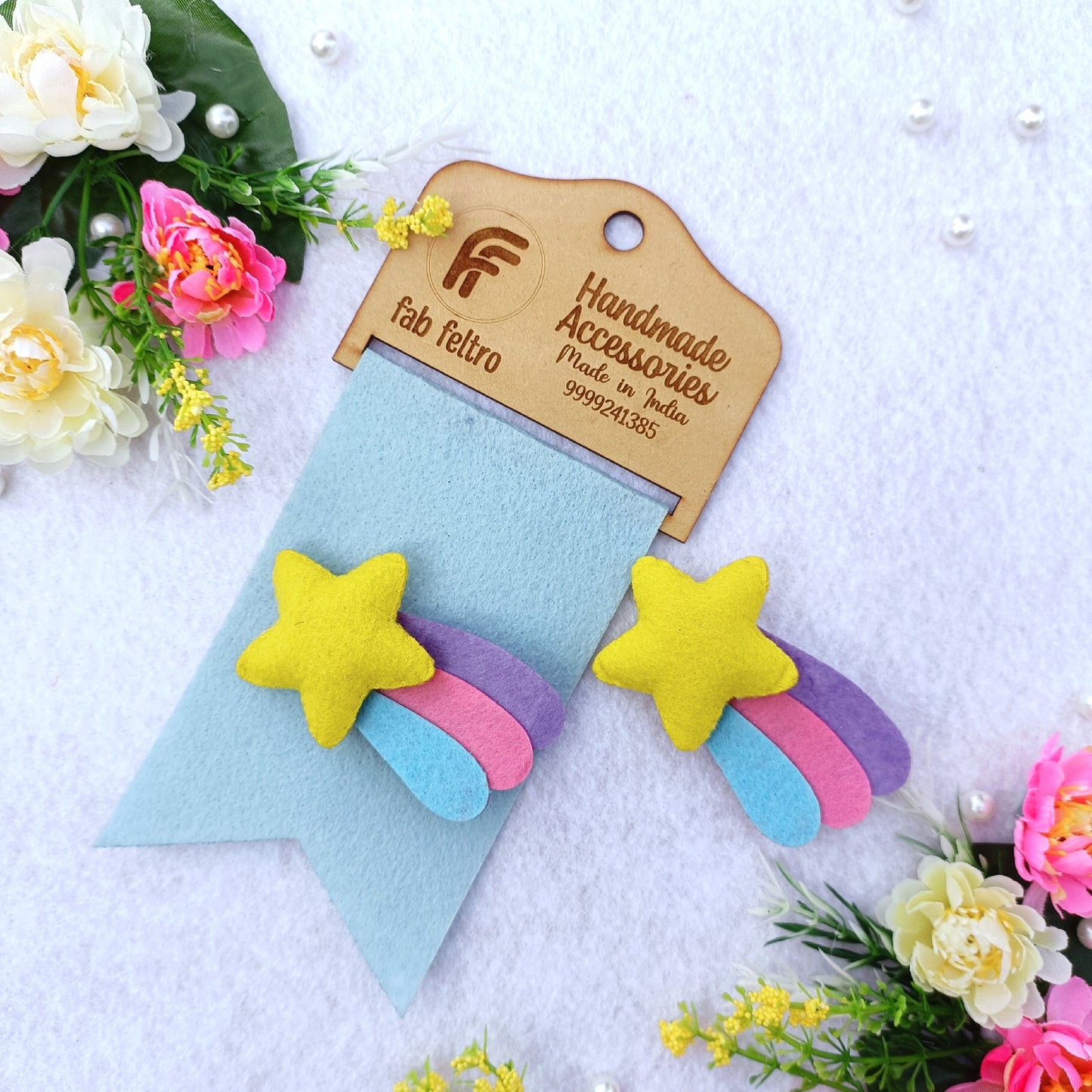 Rainbow Star Hair Clip | Kids Hair Accessories