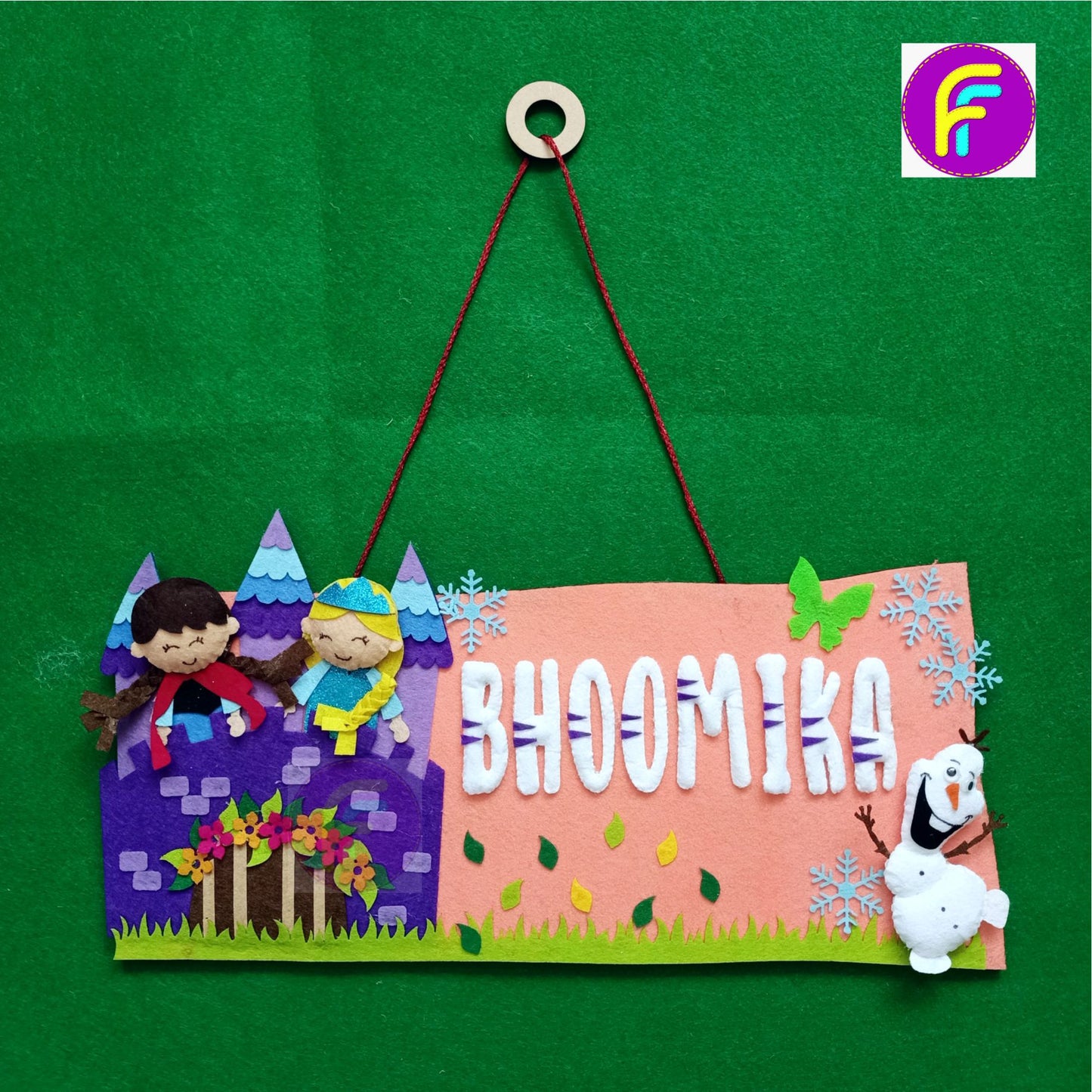 Theme Banner | Personalised Felt Kids Hanging