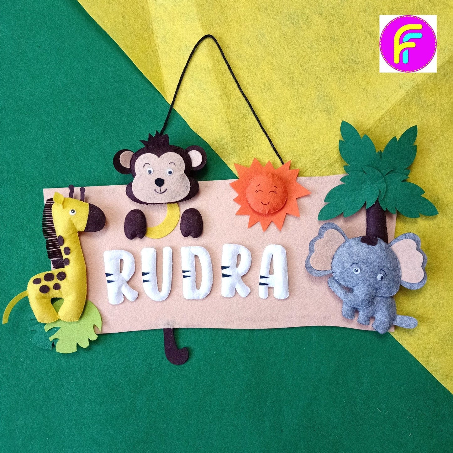 Theme Banner | Personalised Felt Kids Hanging