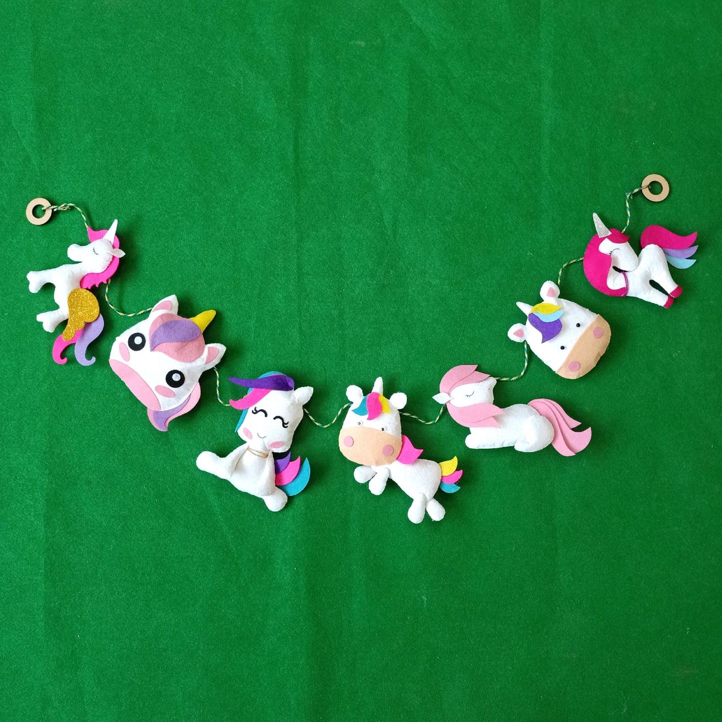 Unicorn Garland | Baby Cot Decor | Kids Room Decor