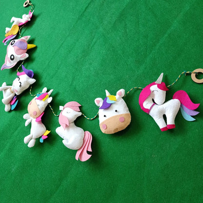 Unicorn Garland | Baby Cot Decor | Kids Room Decor