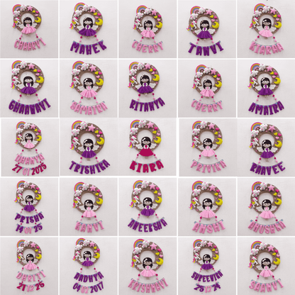 Beautiful Doll | Personalised Felt Kids Jute Hanging